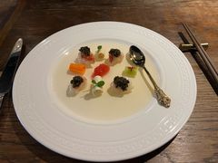 法国蓝龙虾黑鱼子酱配番茄冻-黄公子(天平路店)