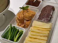 老北京煎饼卷酱肉-四季民福烤鸭店(望京南湖东园店)