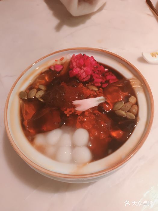 米桃-百花山房·桃花扇(金鹰世界店)桃花坞冰粉桃胶图片