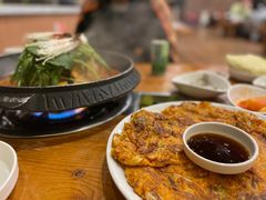 泡菜饼-喇喇排骨火锅·传统韩式脊骨汤(望京西园总店)