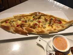 鸡肉奶酪皮塔饼-伊斯坦布尔土耳其清真咖啡餐厅