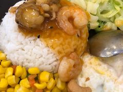 鲜虾扇贝饭-海盗虾饭·剥好的小龙虾饭(SOHO尚都店)
