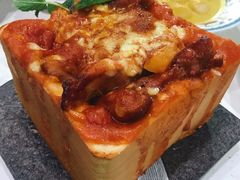 茄汁鸡扒大金砖焗饭-锦园春香港茶餐厅(西海湾旗舰店)