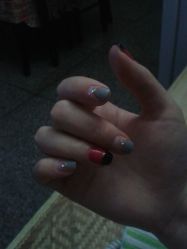 点击看大图 实际做好的美甲-艾妃罗高科美肤美甲美睫健康管理