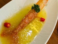 椴树雪蜜腌大虾-喜鼎海胆水饺(朝阳区三里屯太古里北区店)