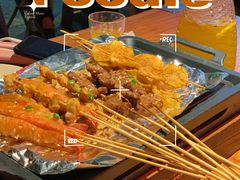 -路边摊小炉子烧烤