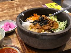 五花肉石锅拌饭-金石陈朝鲜拌饭(东城万达店)