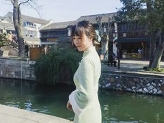 -暮晚尘香汉服旗袍