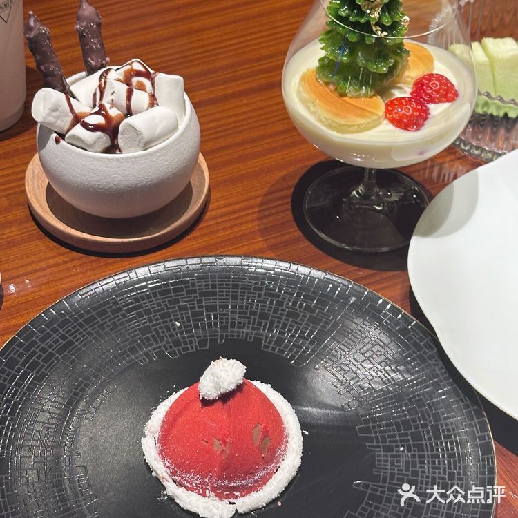 在万象城吃到了圣诞主题的漂亮饭