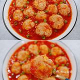 ‼️30道减脂菜—Q弹多汁的番茄浓汤鸡肉丸‼️