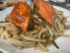 梭子蟹炒年糕-天台徐家小吃