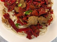 油辣子肉拌面-汗腾格里·风味餐厅(新疆驻京办店)