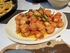 咸蛋黄焗虾球-一棠龙虾•王牌虾球(楚河汉街店)