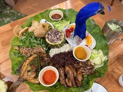 -沐毫傣泐云南菜孔雀宴•手抓饭傣味烧烤(曼听店)