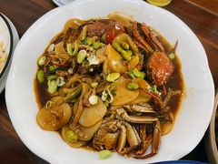 六月黄（蟹炒年糕）-美味之家·湖景农家乐(太湖东山店)