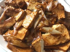 大葱烧豆腐-十三陵山水雅园农家院