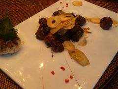 某牛肉(牛柳粒?)-唐廊烤鸭店(工体店)