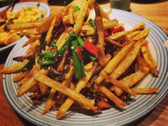 干煸藕丝-静一餐厅·湖北菜(前门创始店)