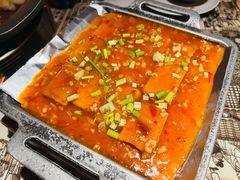 铁板包浆豆腐-绿茶餐厅(财富购物中心店)