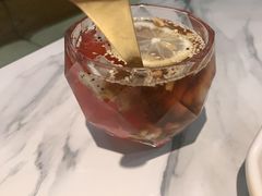 玫瑰红糖冰粉-黔派·贵州烙锅烤肉·米粉(车公庙店)