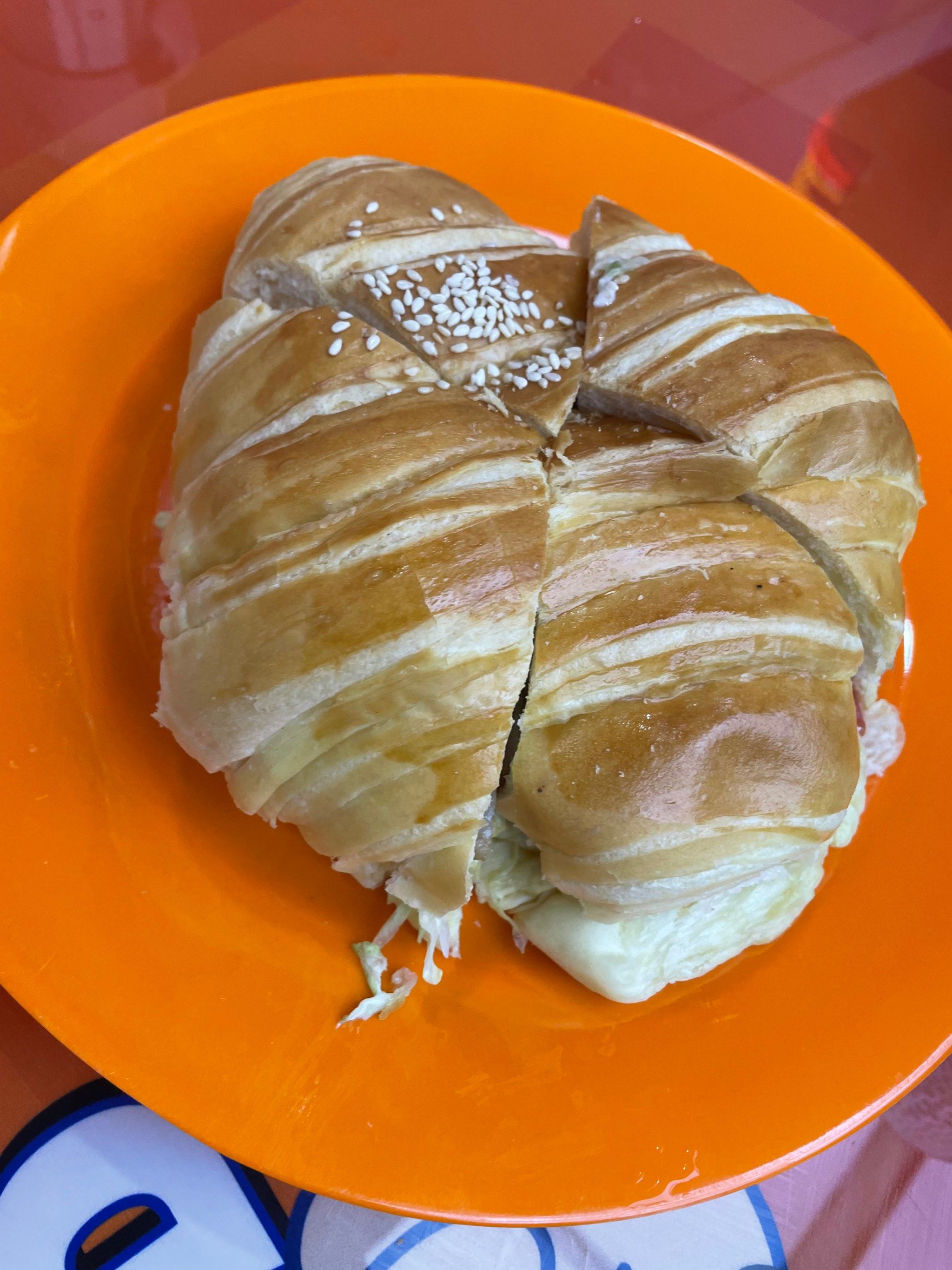 超大牛角包