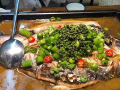 鲜青椒烤鱼-探鱼·鲜青椒爽麻烤鱼(苏宁广场店)