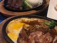 温泉蛋铁板黑椒牛扒饭-THE PADDY FIELD田野西餐厅(禅城店)