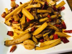 杏鲍菇爆羊肉-新疆伏拉沃餐厅(白龙南路店)