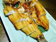 香煎鲈鱼-粗茶淡饭·隐庐私厨(东亭店)
