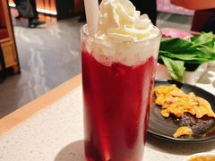 杨梅啵啵茶-左庭右院鲜牛肉火锅(环球港店)