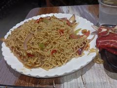 炒方便面-红岸碳烤齐齐哈尔原味生态烤肉