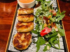 香煎马里兰蟹饼-上海柏悦酒店·世纪100牛排馆