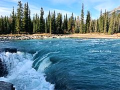 -阿萨巴斯卡瀑布观景点