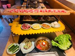 一米长盘牛五花-犟牛家·榴莲烤肉(五棵松店)