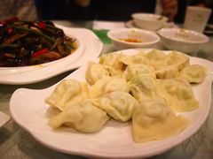 角瓜鸡蛋虾仁水饺-黄家饺子东北特色菜馆(湖滨商业街店)