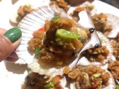 -东来菜馆•手抓海鲜家常菜•海鲜锅贴(鸽子窝店)
