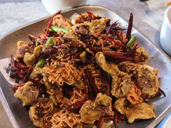 爆炒鸽杂-鼎原力量东北吊炉烧烤(临河街店)