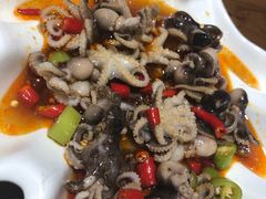 -东来菜馆•手抓海鲜家常菜•海鲜锅贴(鸽子窝店)