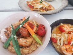 蒜香蘑菇鸡肉烩饭-秀儿家の小确幸花园西餐厅