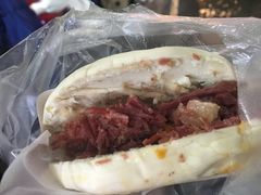 -清真马乐贝腊牛肉蛋黄菜夹馍(马蓉洒金桥店)