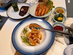 熟醉沼虾拼鲜蔬-杭州西湖柳莺里酒店·闻莺厅