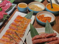 -明洞阿姨·韩式酱蟹烤肉·创意料理(三元桥店)