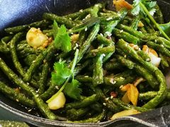 干锅豇豆-清真新疆叶尔羌烤肉店(新香洲店)