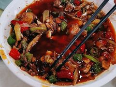 肝腰合炒-柏合黄记豆腐皮饭店