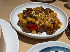 松子牛肉炒年糕-兔爸私家小厨(新北万达店)
