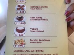 菜单-Tarihi Sultanahmet Köftecisi Selim Usta