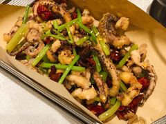 干煸鱿鱼须-大铁勺新津菜(东丽阳光新业广场店)