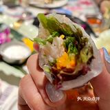 这回补了上回没吃上的芒果饭和春卷儿