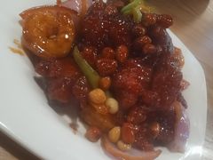 椒香虾仁爆鸡球-陈傻子餐厅(世纪都会店)