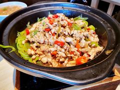 湘味肉沫莴笋丝-小船渔村•大连菜•大连焖鱼(黄河路店)